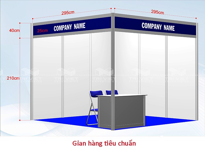 thi công gian hàng hội chợ quận 1