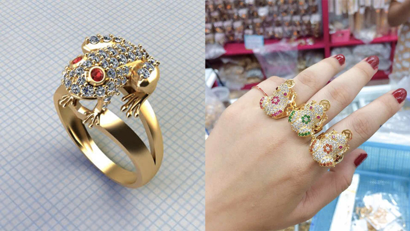 cách đeo nhẫn hút tài lộc