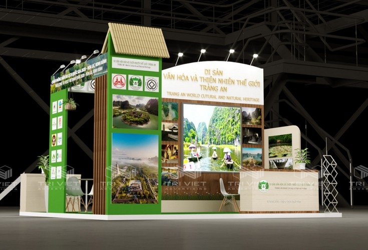 Thiết kế booth du lịch độc đáo