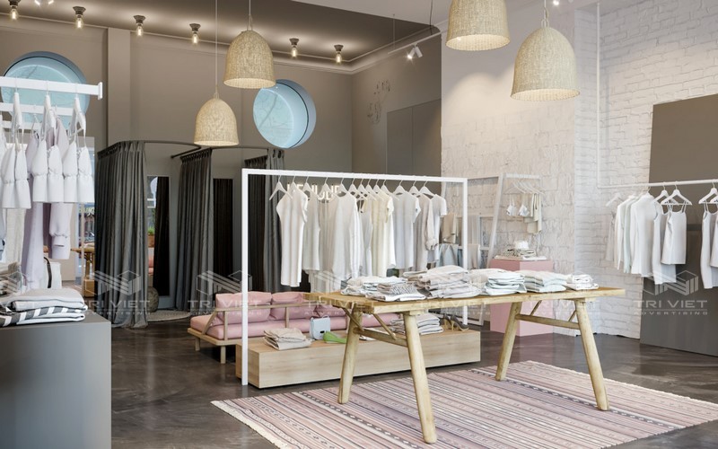 thiết kế và thi công shop đẹp