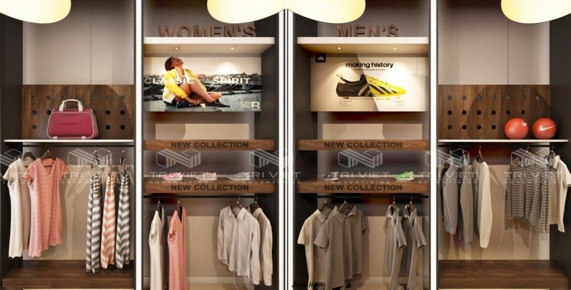 thi công lại shop đẹp hiện đại