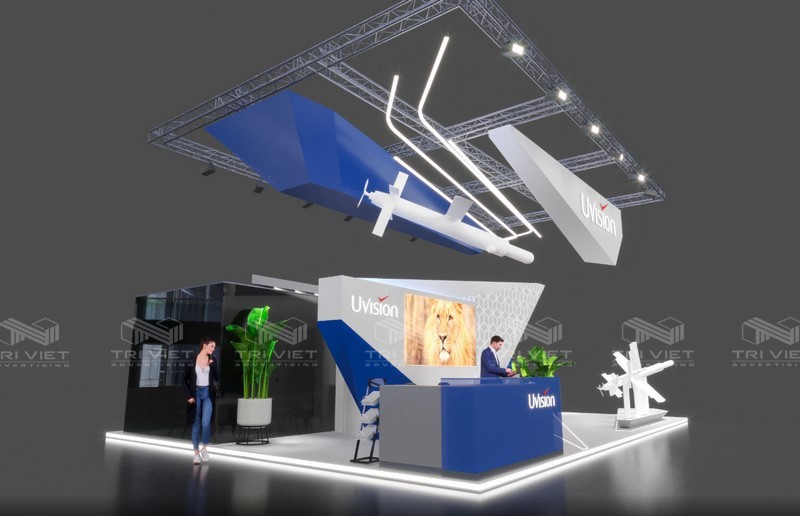 làm booth quảng cáo