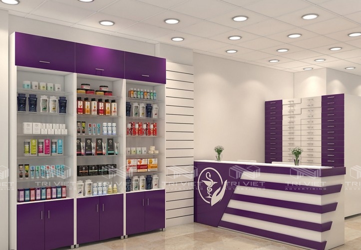 thiết kế shop phong cách hiện đại