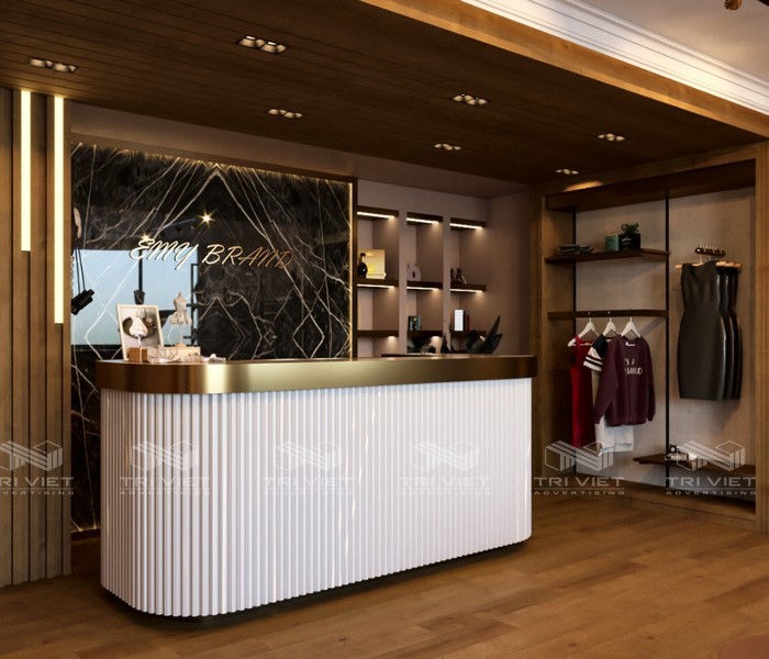 thi công cửa hàng chi tiết