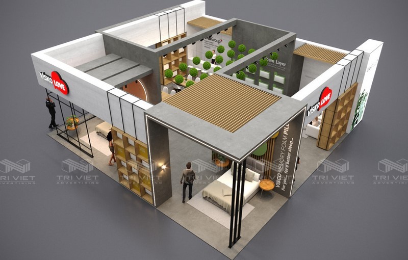 mẫu thiết kế showroom đẹp hiện đại