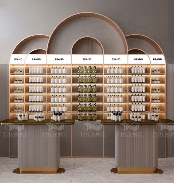 đơn vị thi công nội thất shop