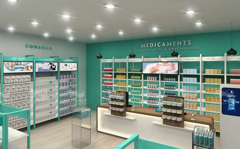 đơn vị thi công nội thất shop