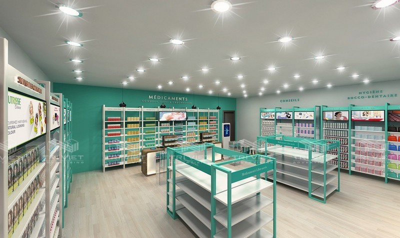 báo giá thi công nội thất shop