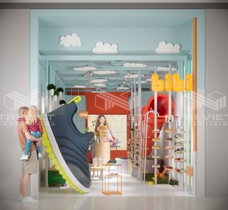 dịch vụ thi công cửa hàng cao cấp