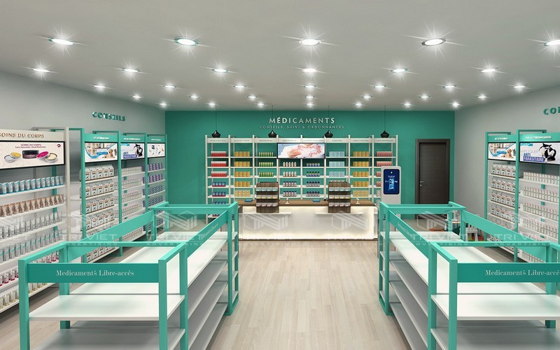 nhà thầu thi công cửa hàng