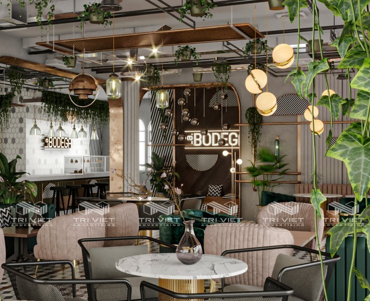 thi công cửa hàng đẹp