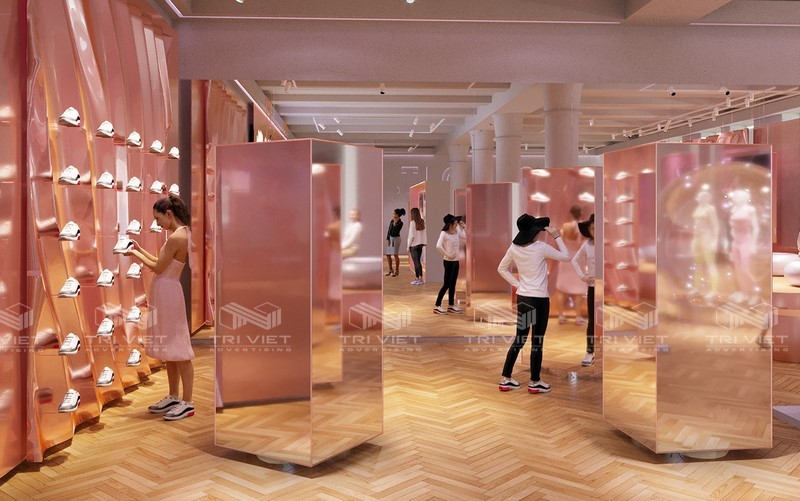 giá thiết kế thi công shop