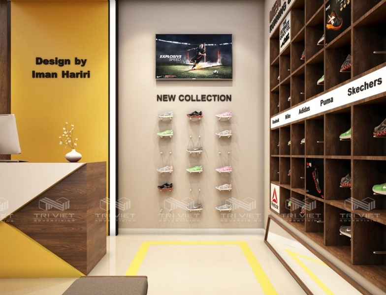 thiết kế shop quần áo