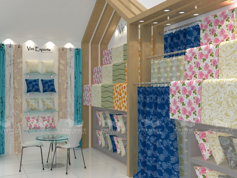 nhận thi công shop quần áo