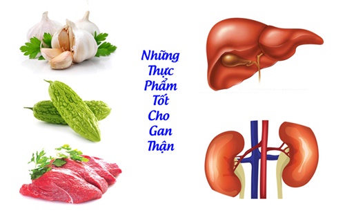 thực phẩm tốt cho gan và thận