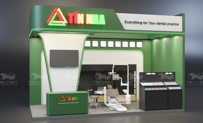 lắp đặt booth quảng cáo triển lãm