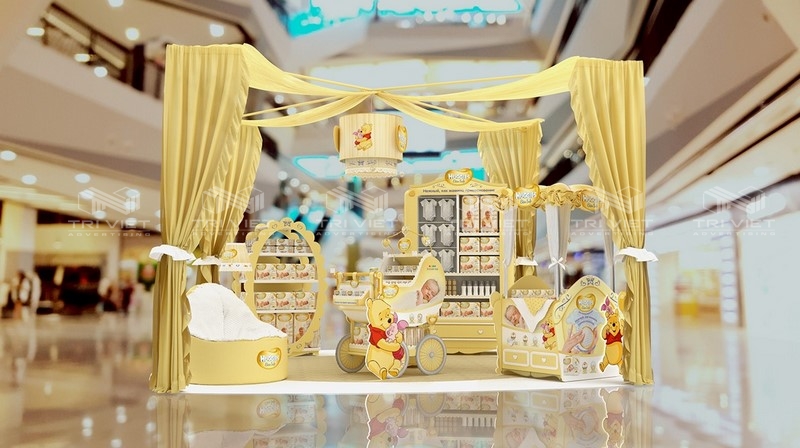 thiết kế booth quảng cáo