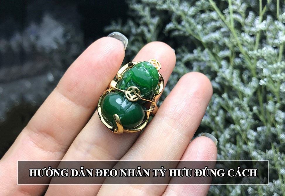 phong thủy đeo nhẫn tỳ hưu