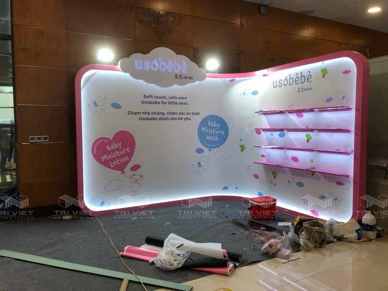 thi công booth quảng cáo uy tín