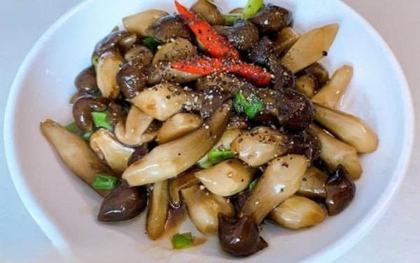 món chay từ nấm