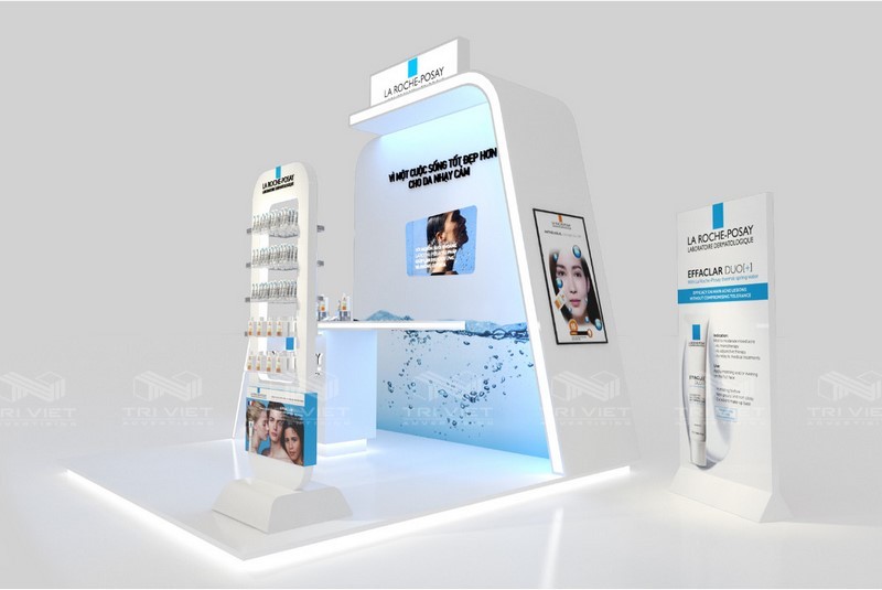 thiết kế booth quảng cáo