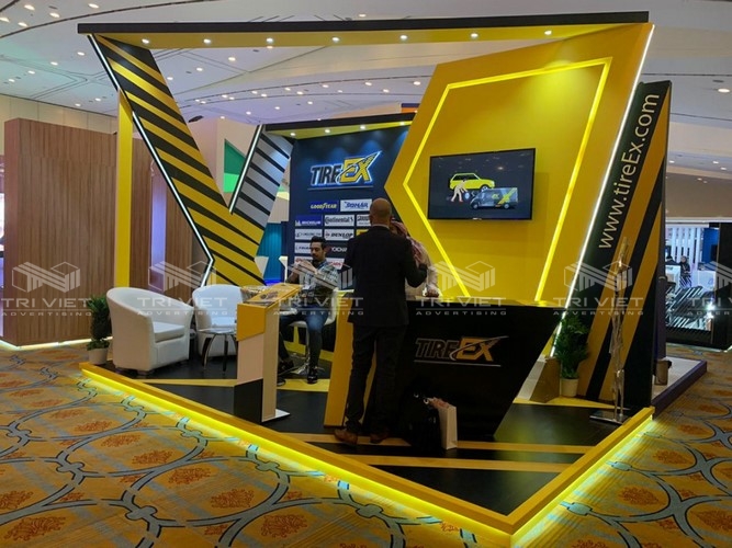 thiết kế booth quảng cáo trọn gói