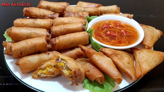 cách làm chả giò chay khoai môn