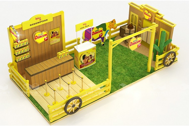 booth activation thương hiệu