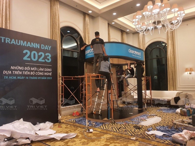 dịch vụ thiết kế thi công booth trọn gói