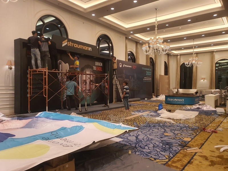 booth check-in sự kiện