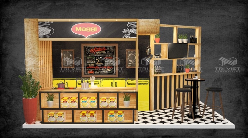 ý tưởng booth quảng cáo sáng tạo