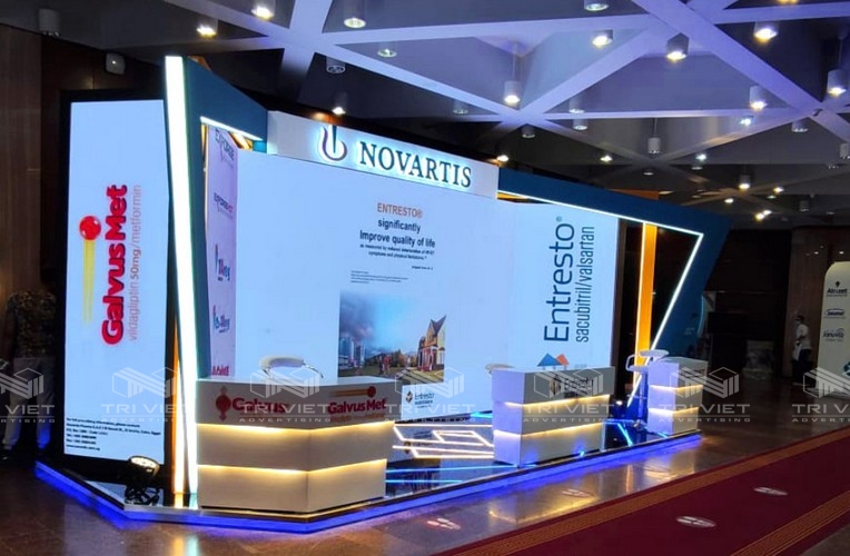 thiết kế booth ấn tượng