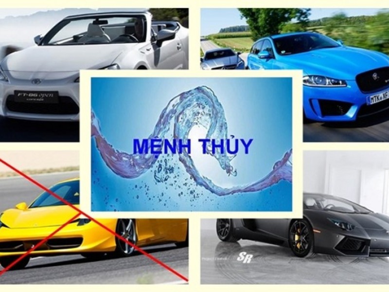 mệnh thủy hợp màu nào
