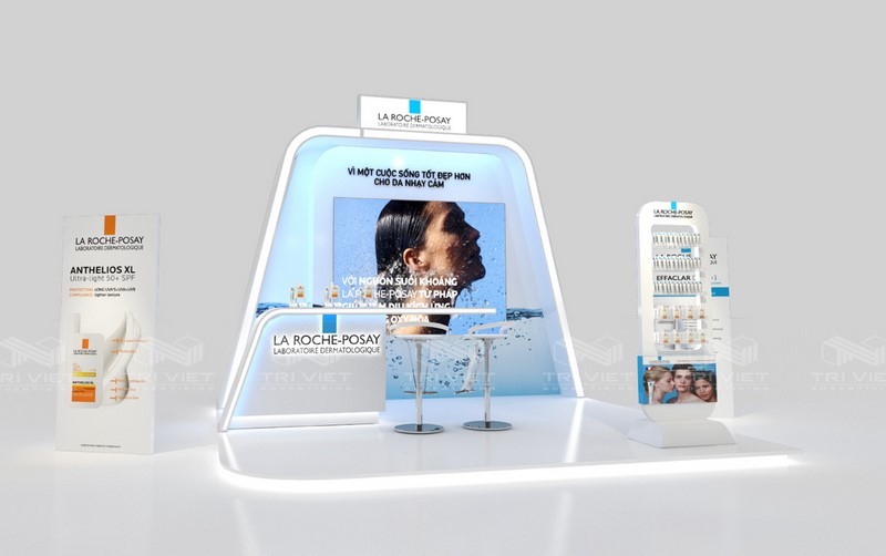 thiết kế booth quảng cáo