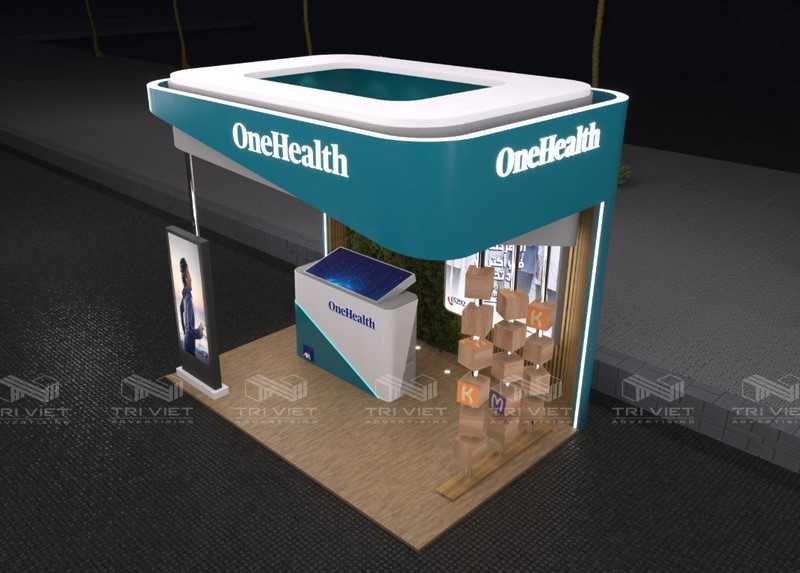 thi công booth