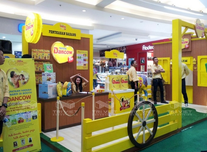 dịch vụ thiết kế thi công booth trưng bày sản phẩm