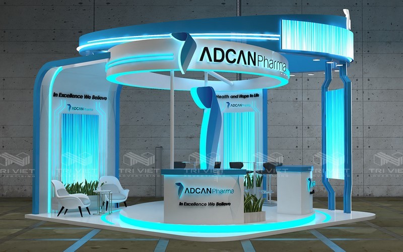 thiết kế booth trưng bày