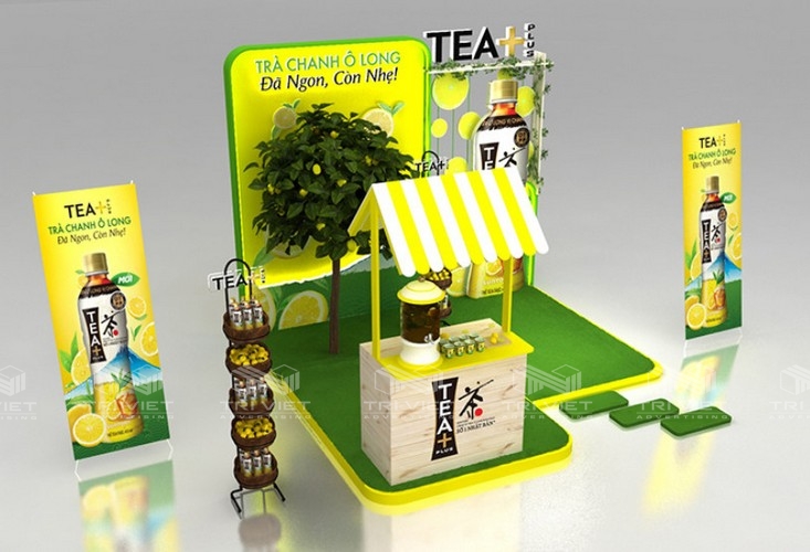 thi công booth bán hàng