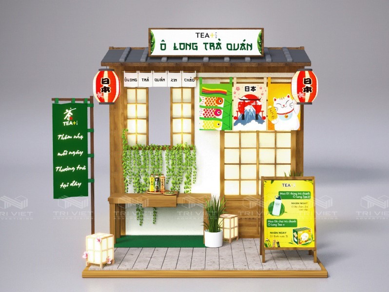 thiết kế booth triển lãm đẹp