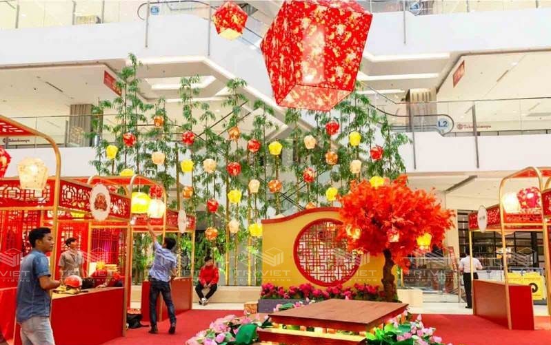 thiết kế gian hàng triển lãm trung thu