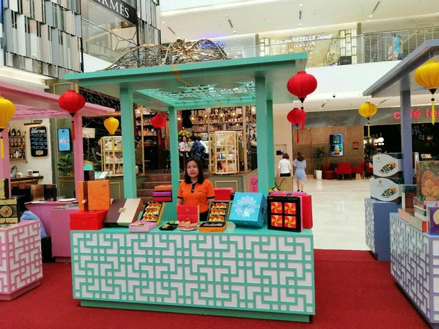 booth bán trung thu đẹp
