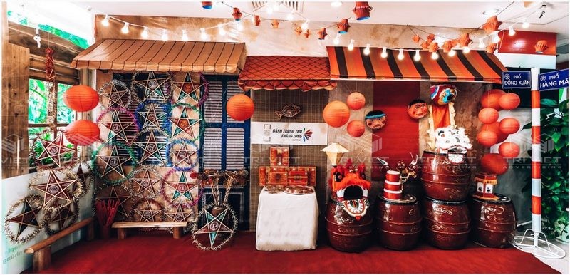 làm booth trung thu