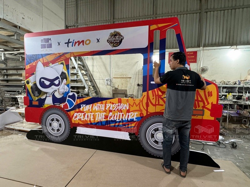 thiết kế booth quảng cáo