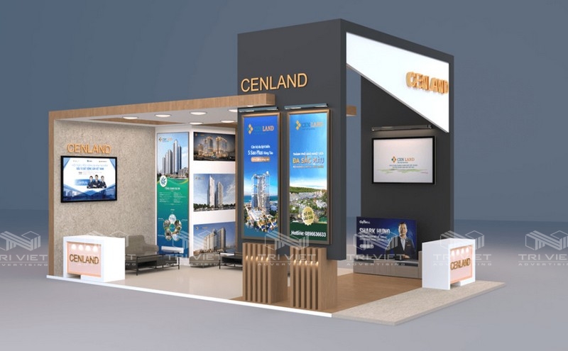 thi công booth quảng cáo