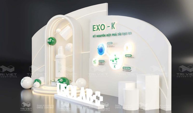 làm booth quảng cáo trong trung tâm thương mại