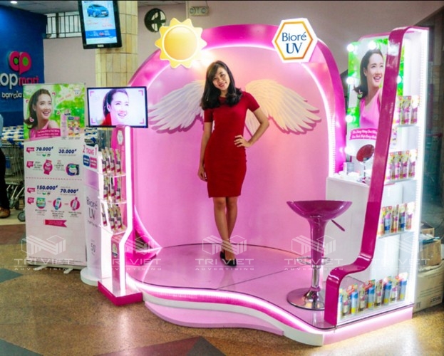 thiết kế booth bán hàng TPHCM