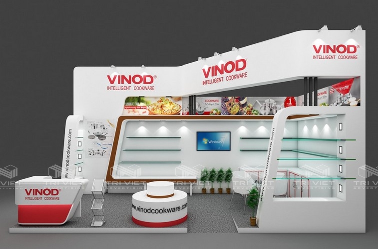 thiết kế booth dược phẩm