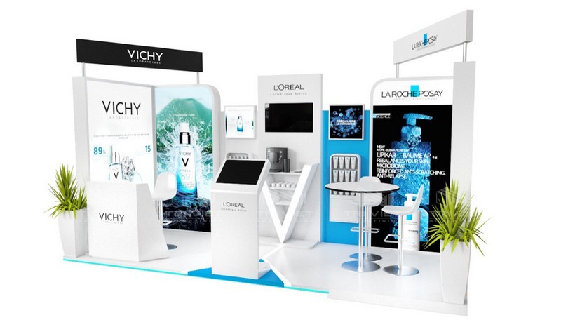 thiết kế booth bán hàng