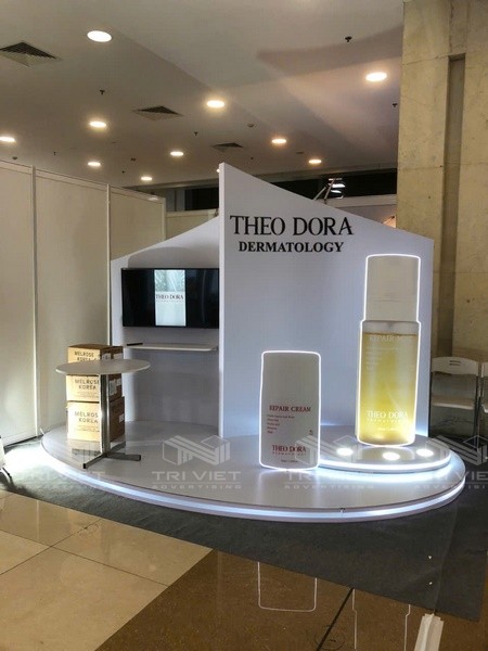 thiết kế booth giới thiệu sản phẩm