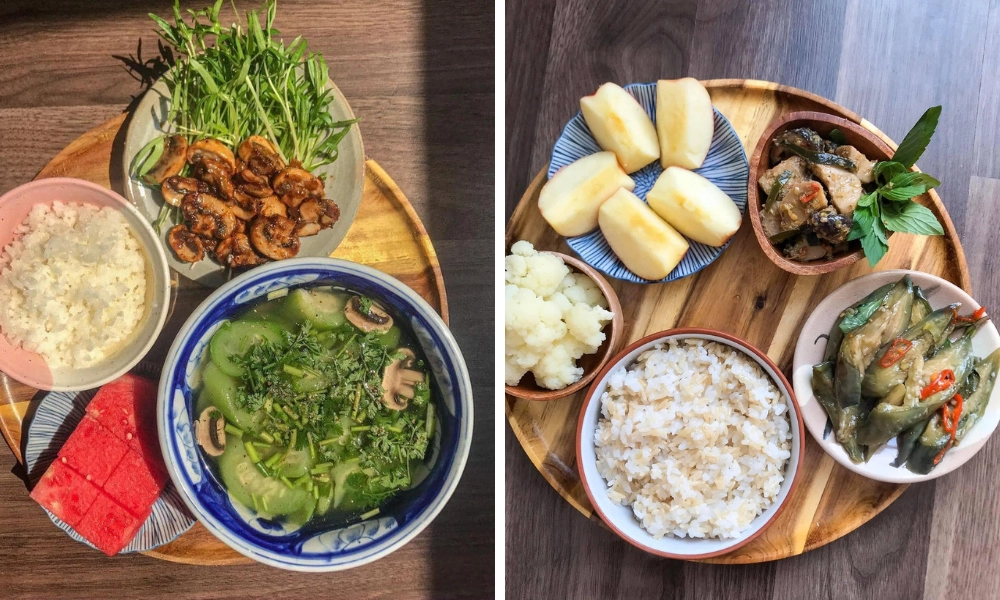 món chay hấp ngon